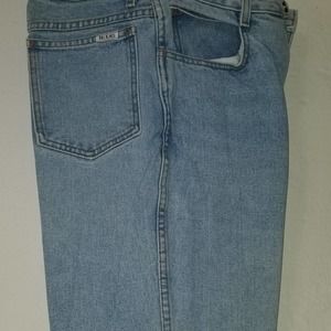 Vintage Bill Blass Jeans size 10. Demin  str. leg light blue
